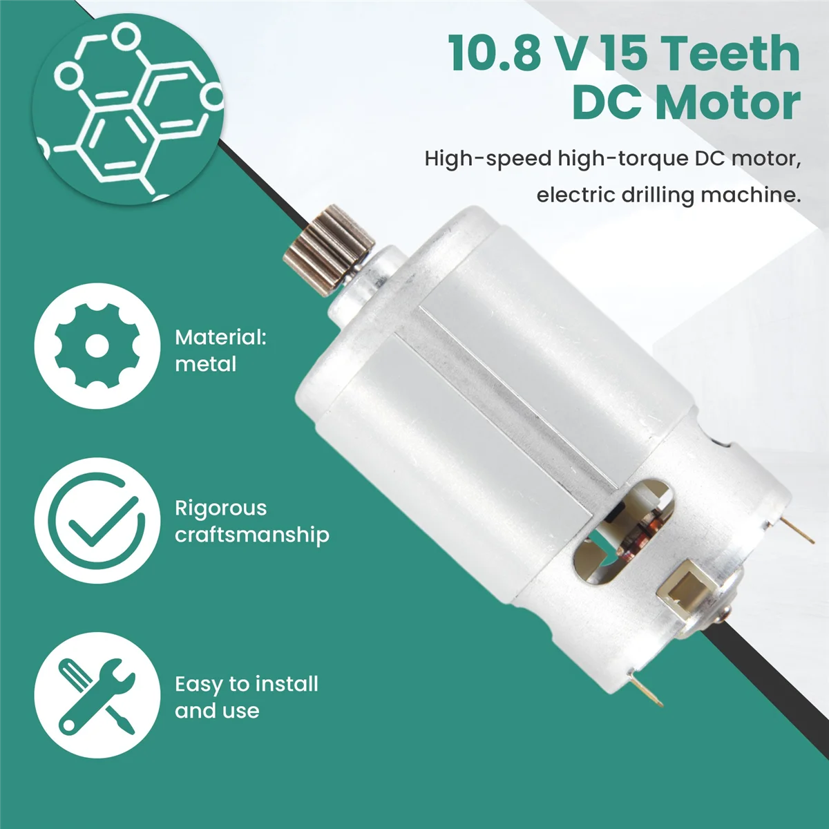 Двигатель постоянного тока с 15 зубьями 10 - Фотография_2