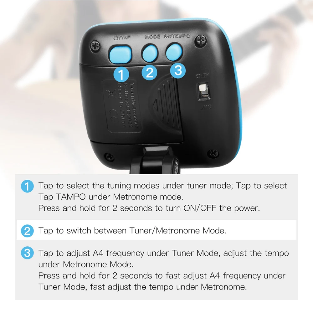 Joyo jmt-03 гитарный тюнер - Фотография_5