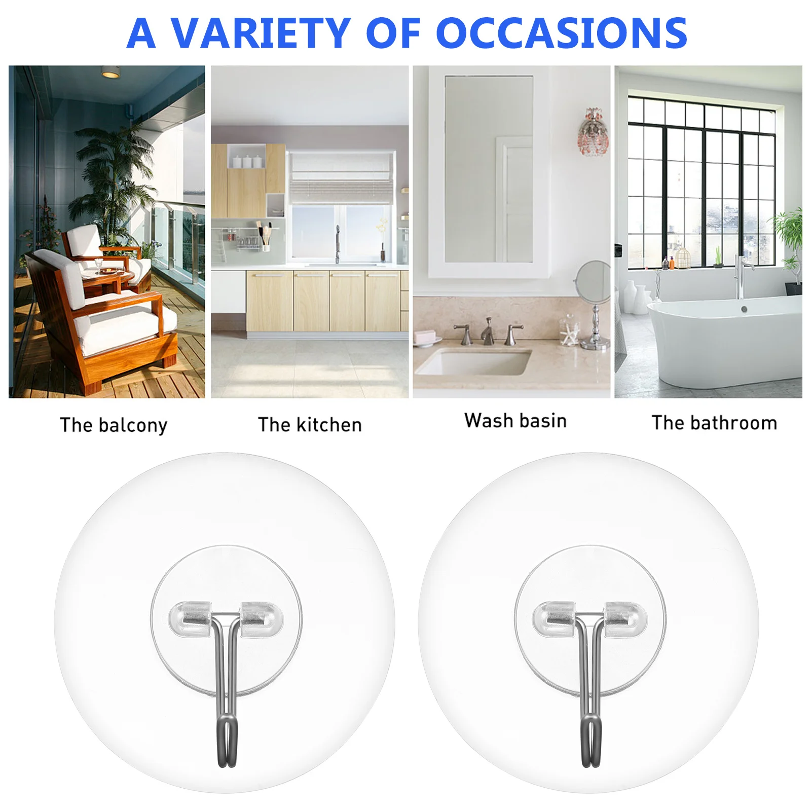 Прозрачные клейкие крючки - Фотография_5