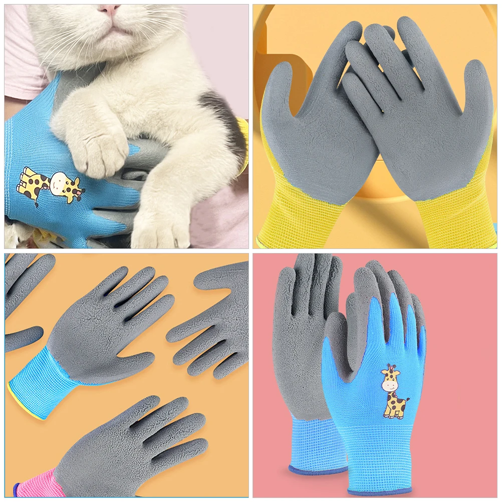 3 пары удобных латексных садовых перчаток