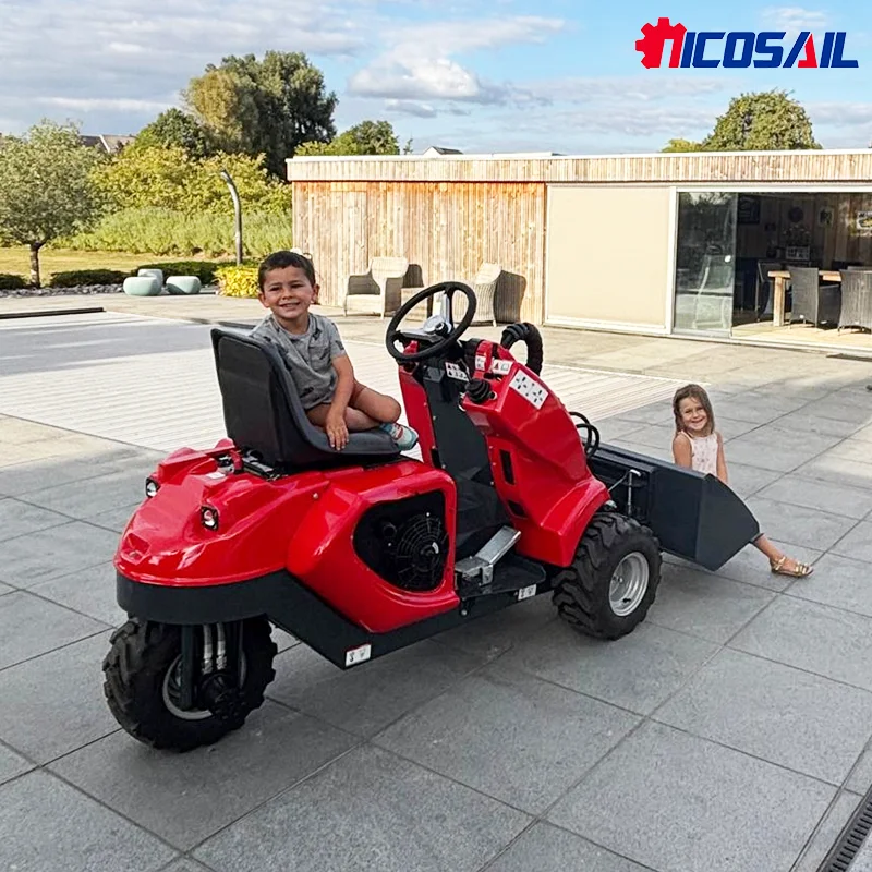 Маленький мини-погрузчик с бортовым поворотом - Фотография_3