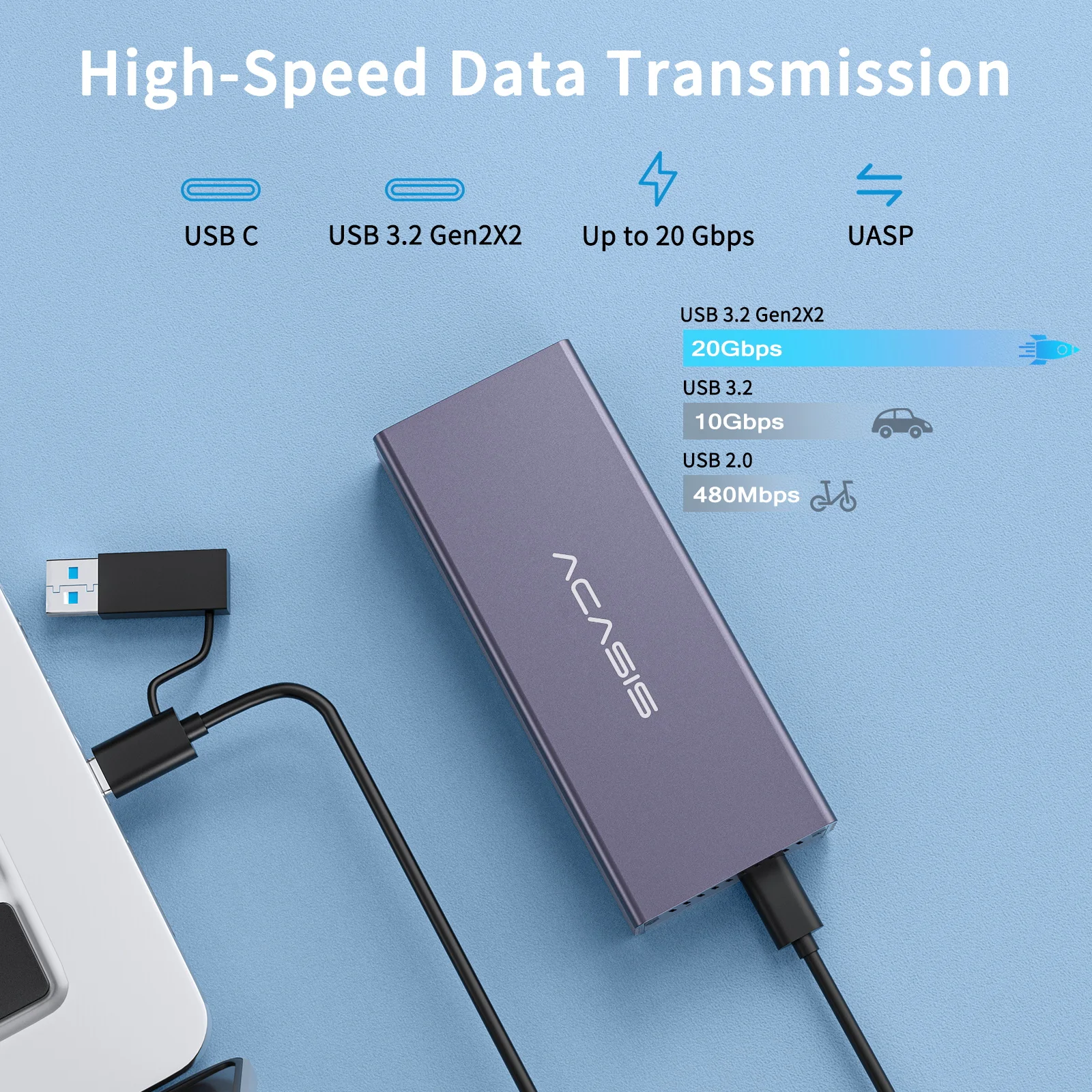 Корпус для ssd acasis usb c 3 - Фотография_2