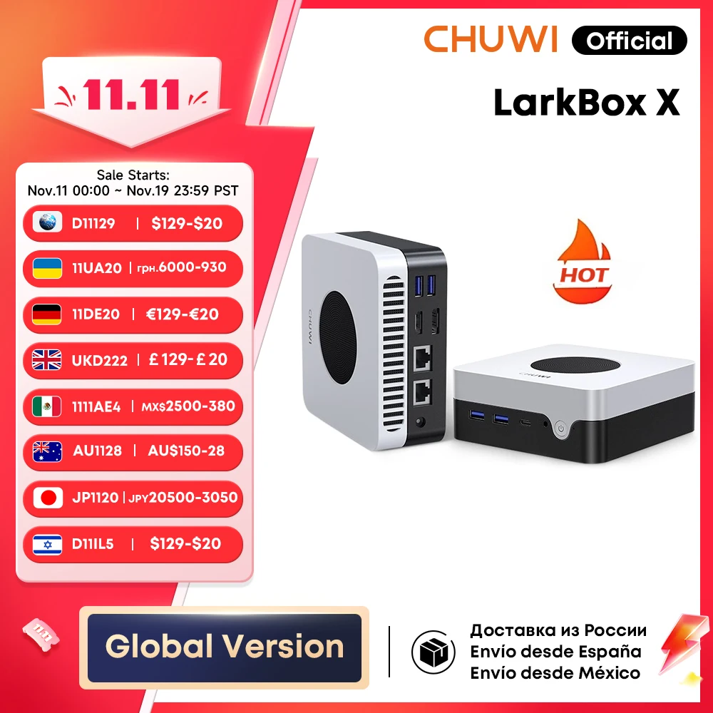 Chuwi larkbox x mini pc 12 гб озу