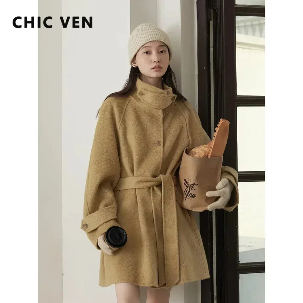 Chic ven корейское женское шерстяное - Фотография_3