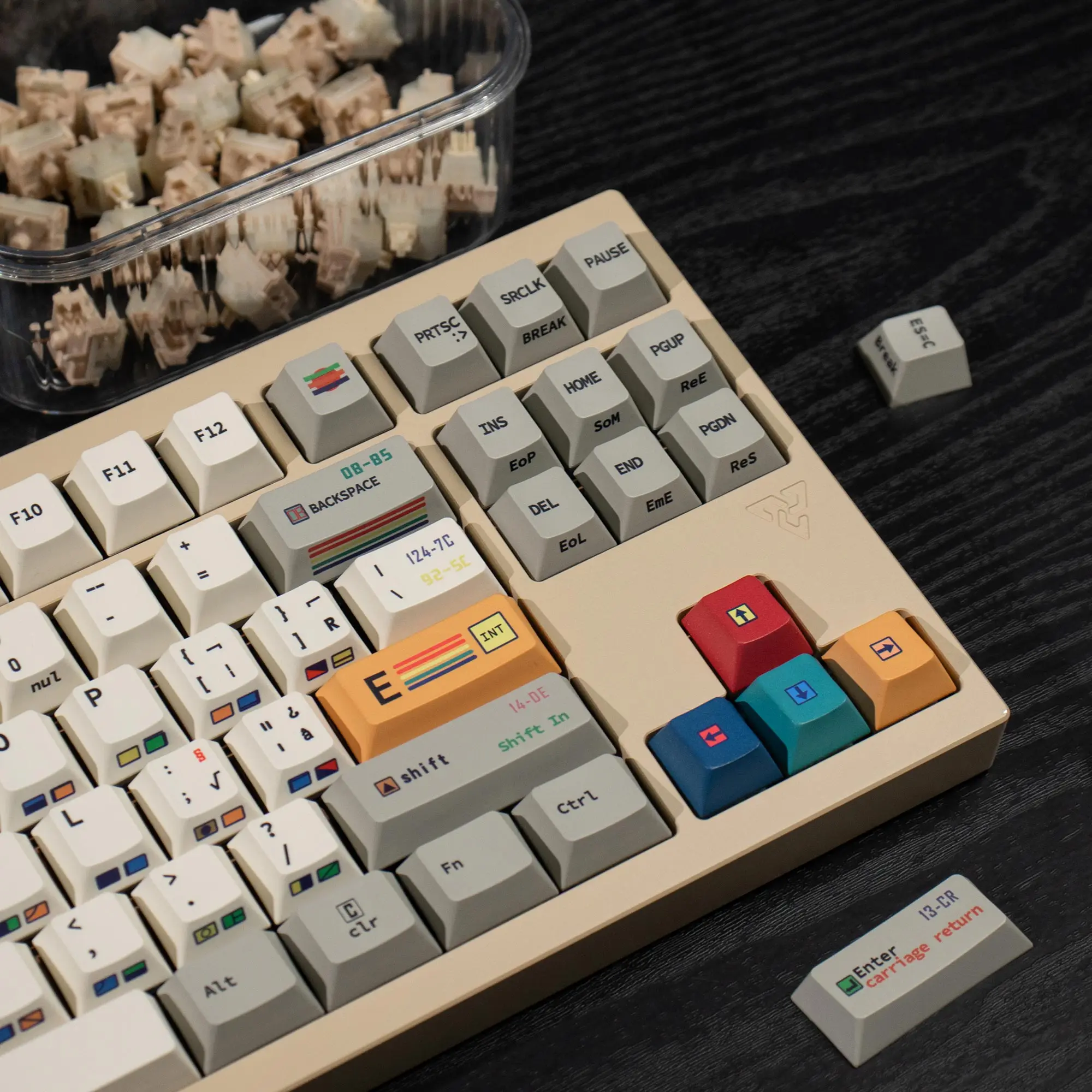 Колпачки для клавиш в стиле ретро с 147 клавишами c64 - Фотография_2