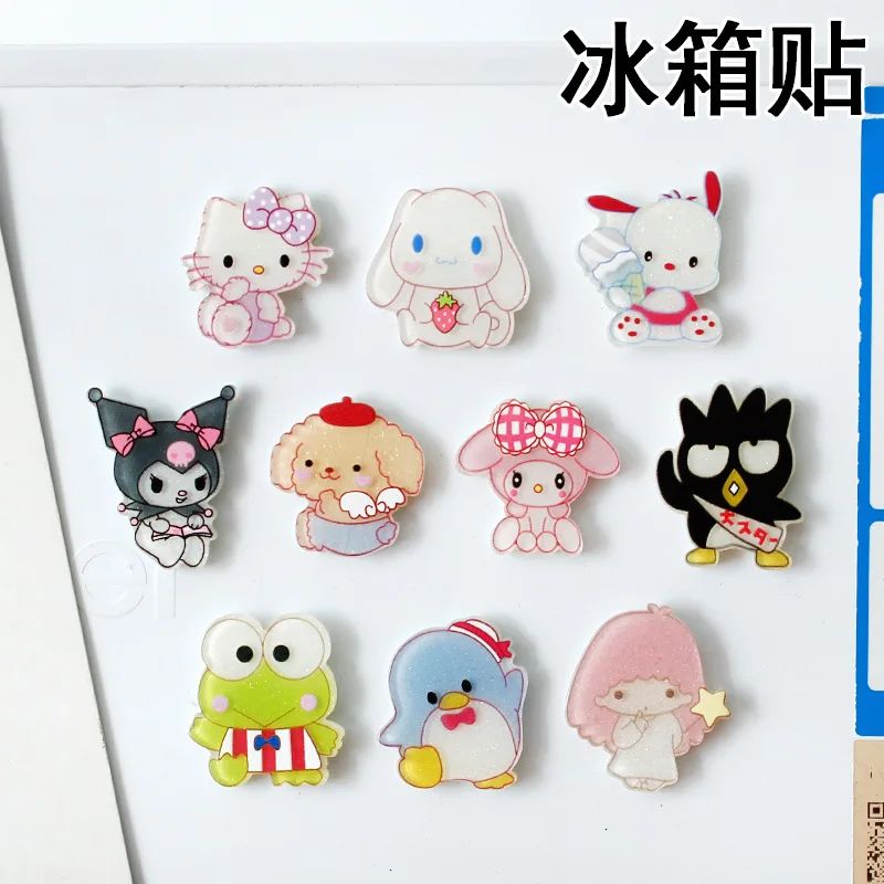 Магнит для холодильника hello kitty melody kuromi pmma