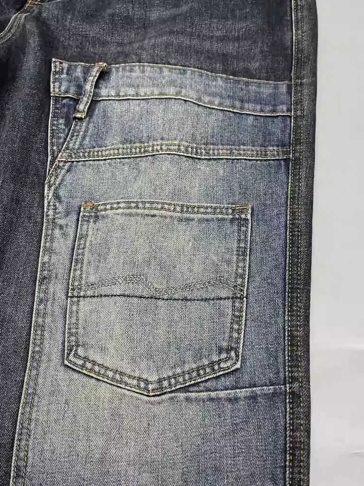 Прямые джинсы в стиле пэчворк - Фотография_5