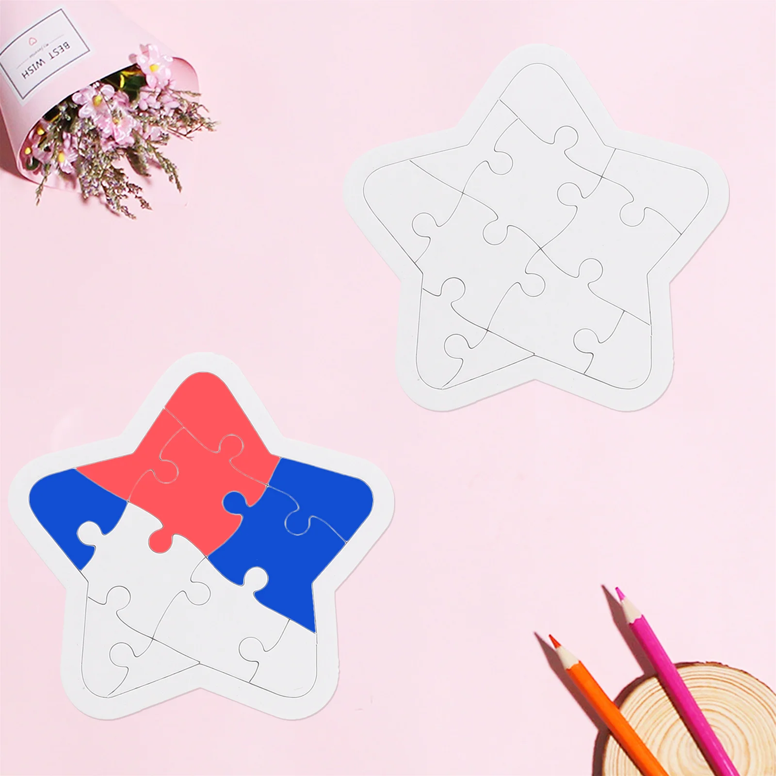 Пустая головоломка для рисования своими руками