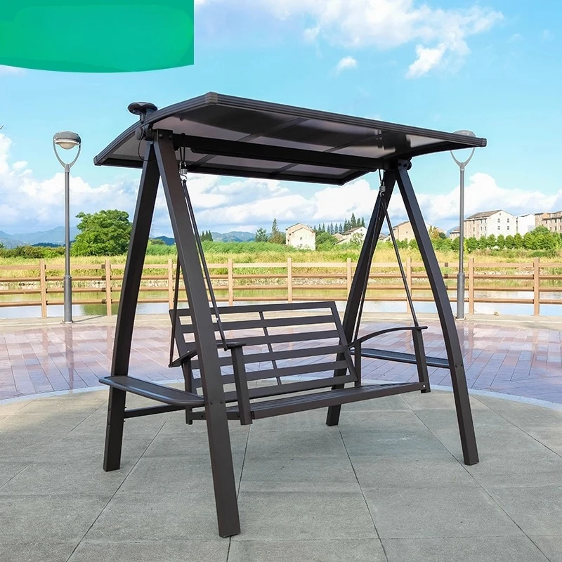 Уличные качели солнечный свет кресло-качалка - Фотография_3