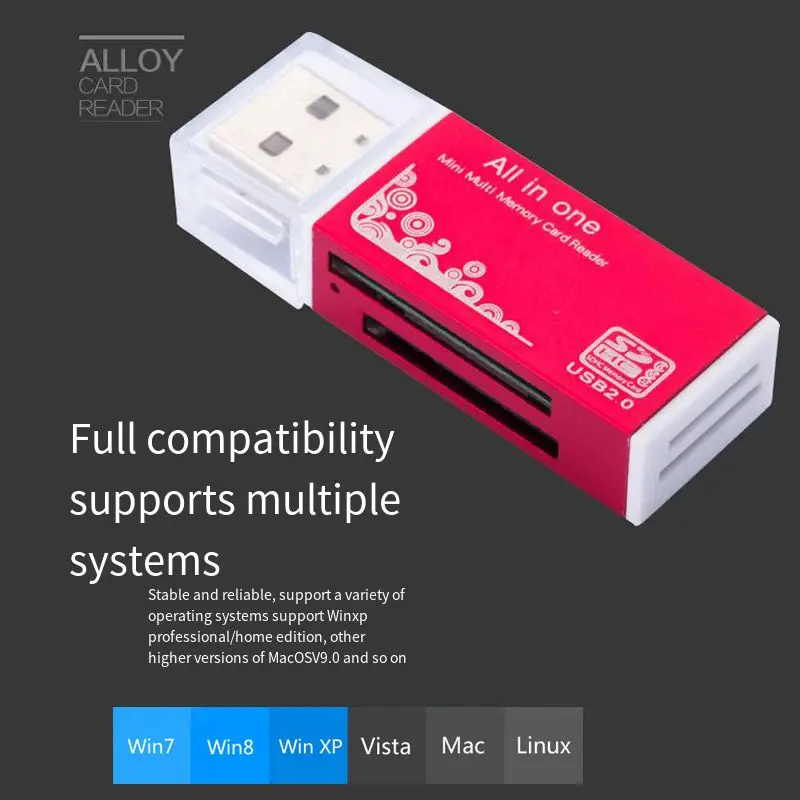 4 в 1 tf micro m2 sd ms устройство для чтения карт памяти - Фотография_2