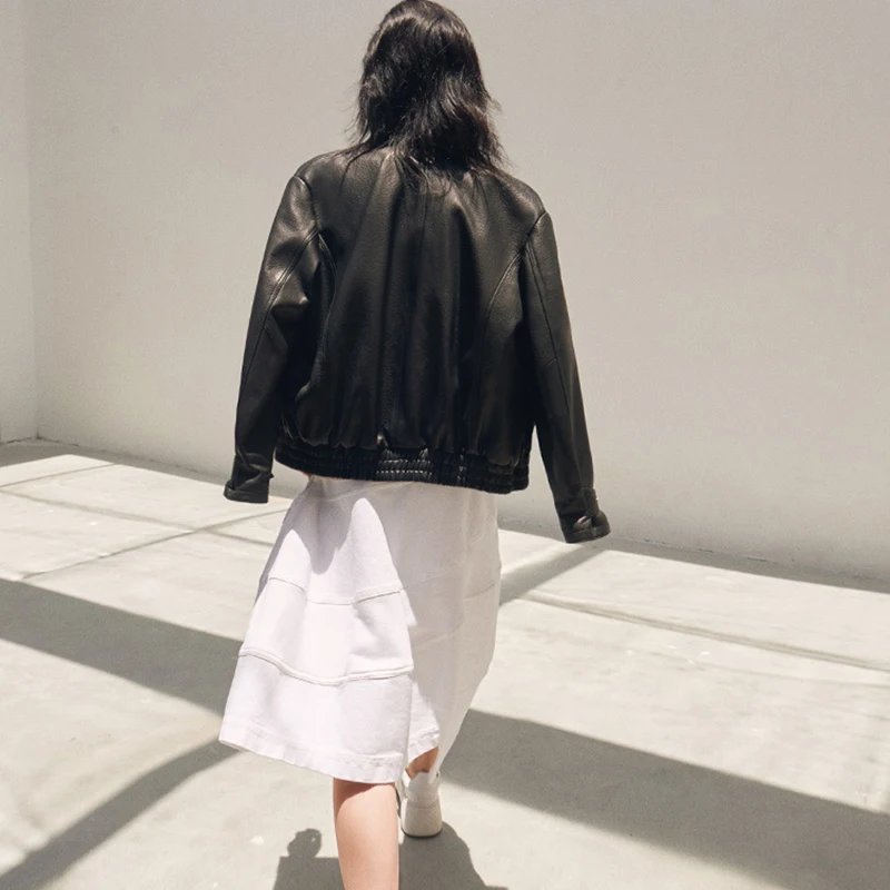 Кожаная куртка для женщин - Фотография_3