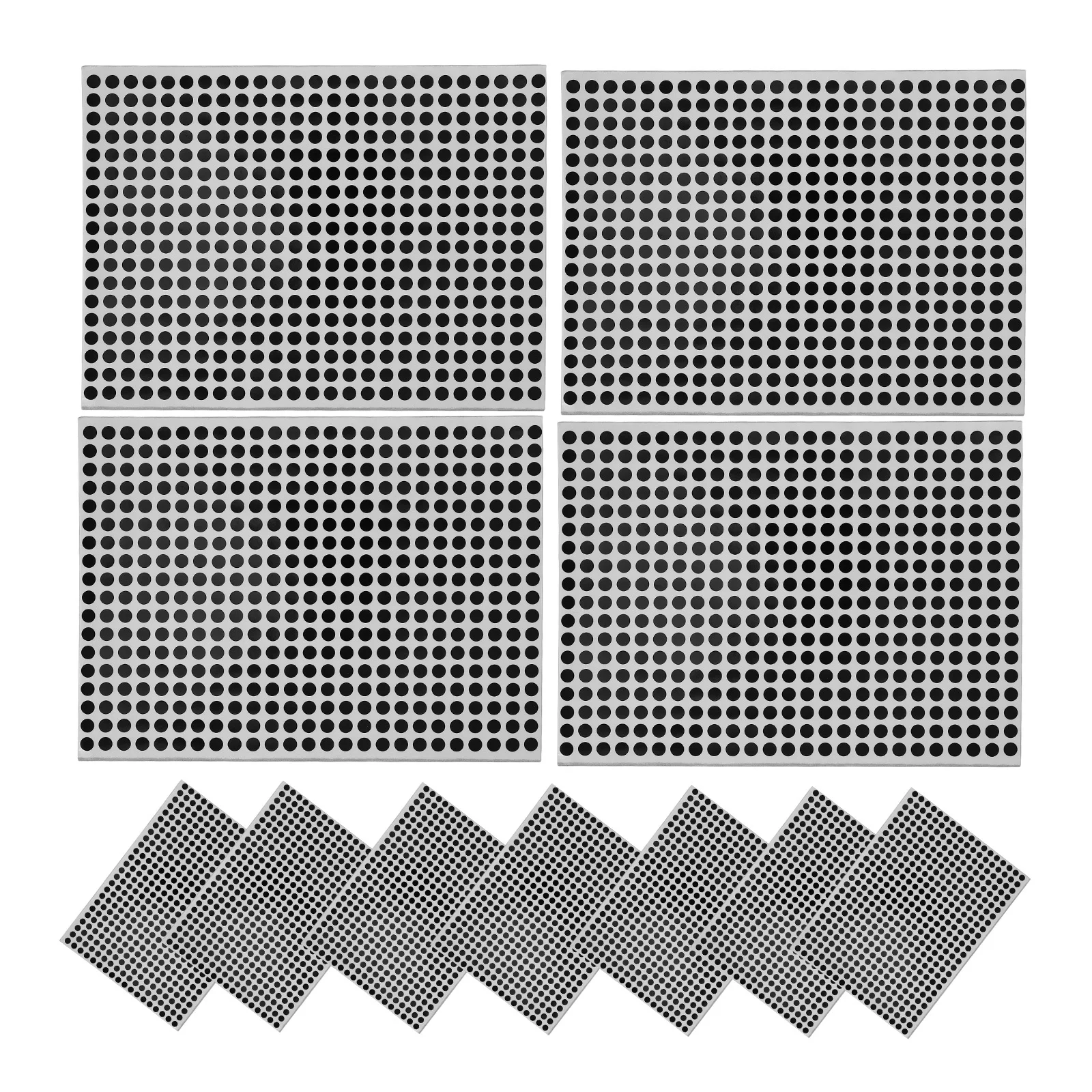 10 листов, круглые наклейки в горошек - Фотография_5