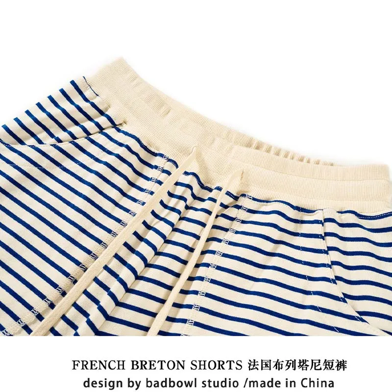 Мужские укороченные брюки свободного покроя из 100% хлопка в стиле ретро - Фотография_6