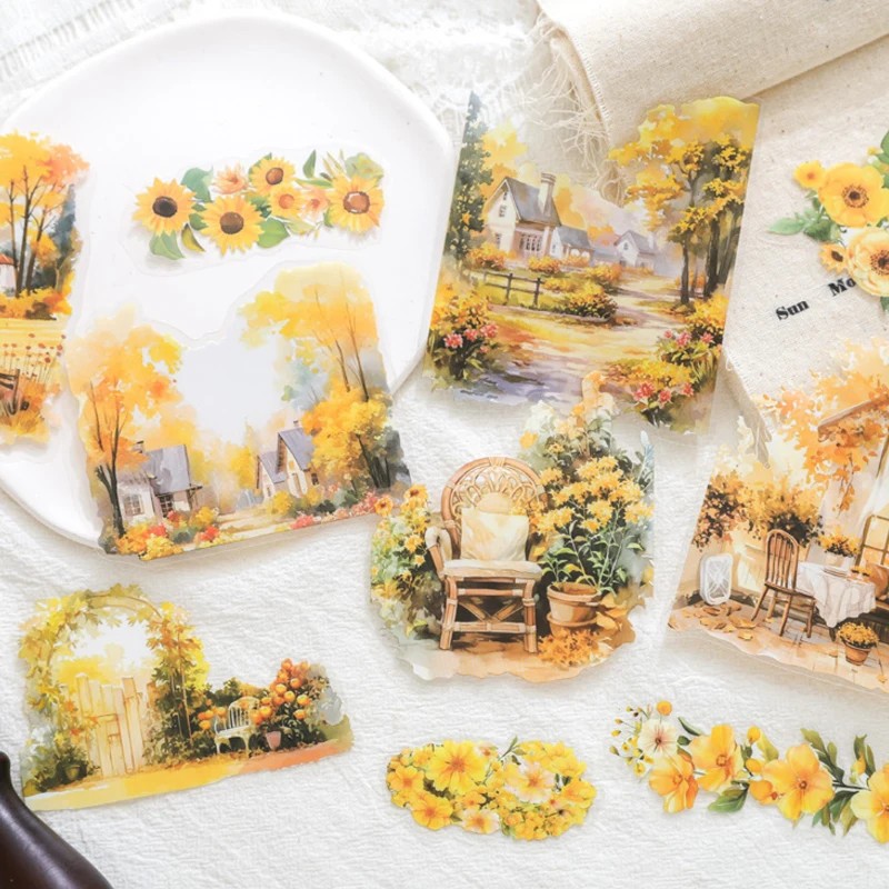 Бумага, тематические наклейки four seasons forest garden - Фотография_5