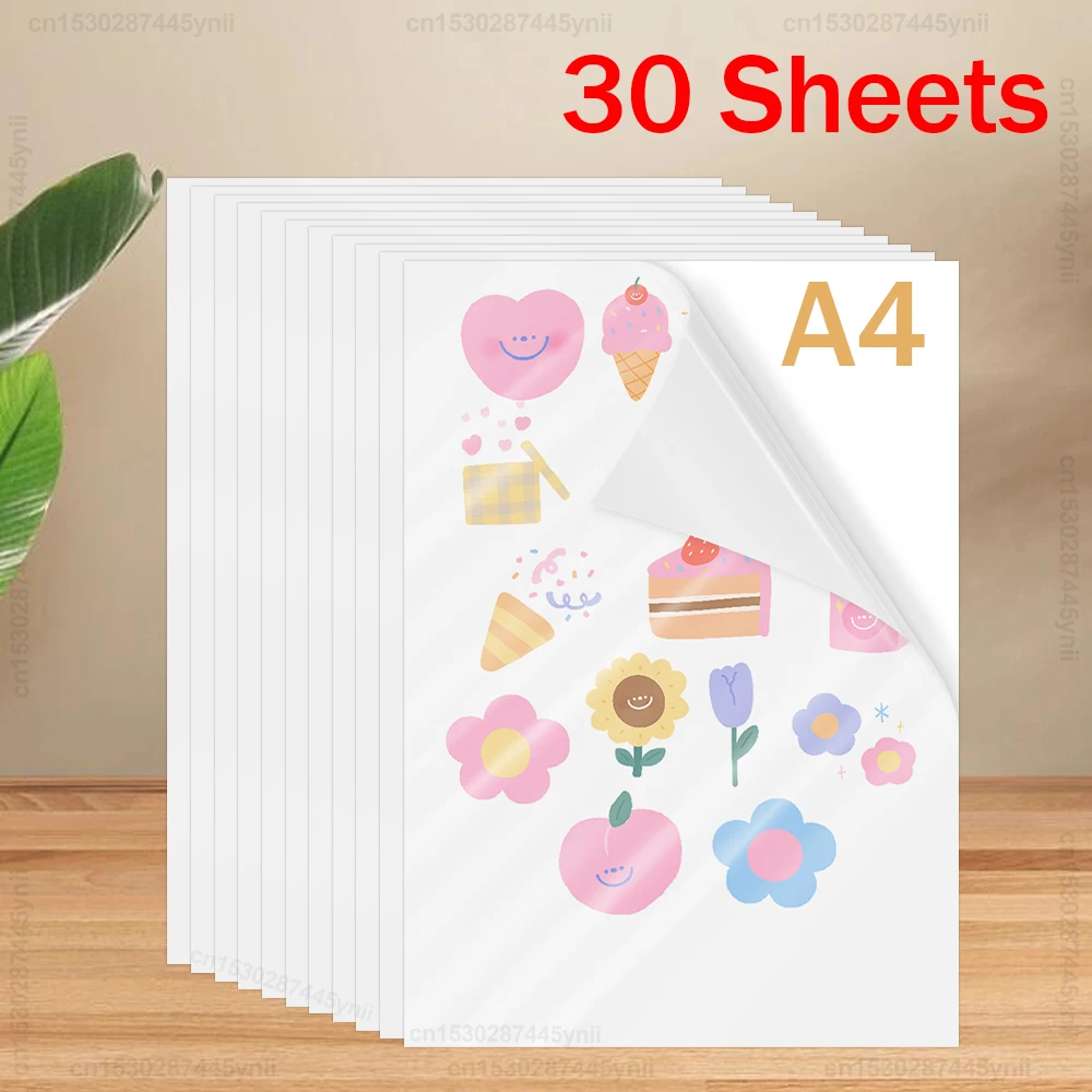 Самоклеящиеся бумажные листы a4 30pk