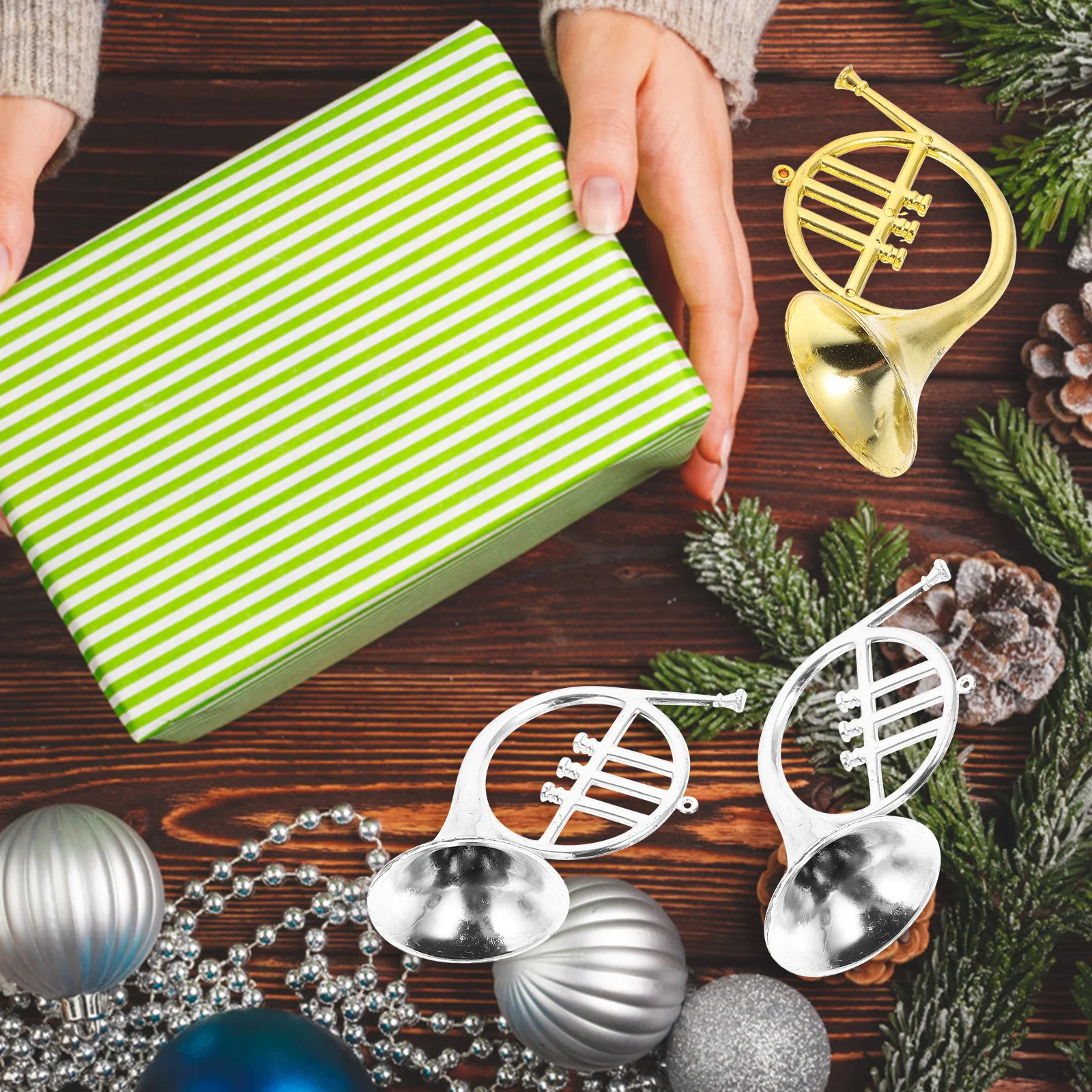 Миниатюрный кулон с рогом валика - Фотография_5