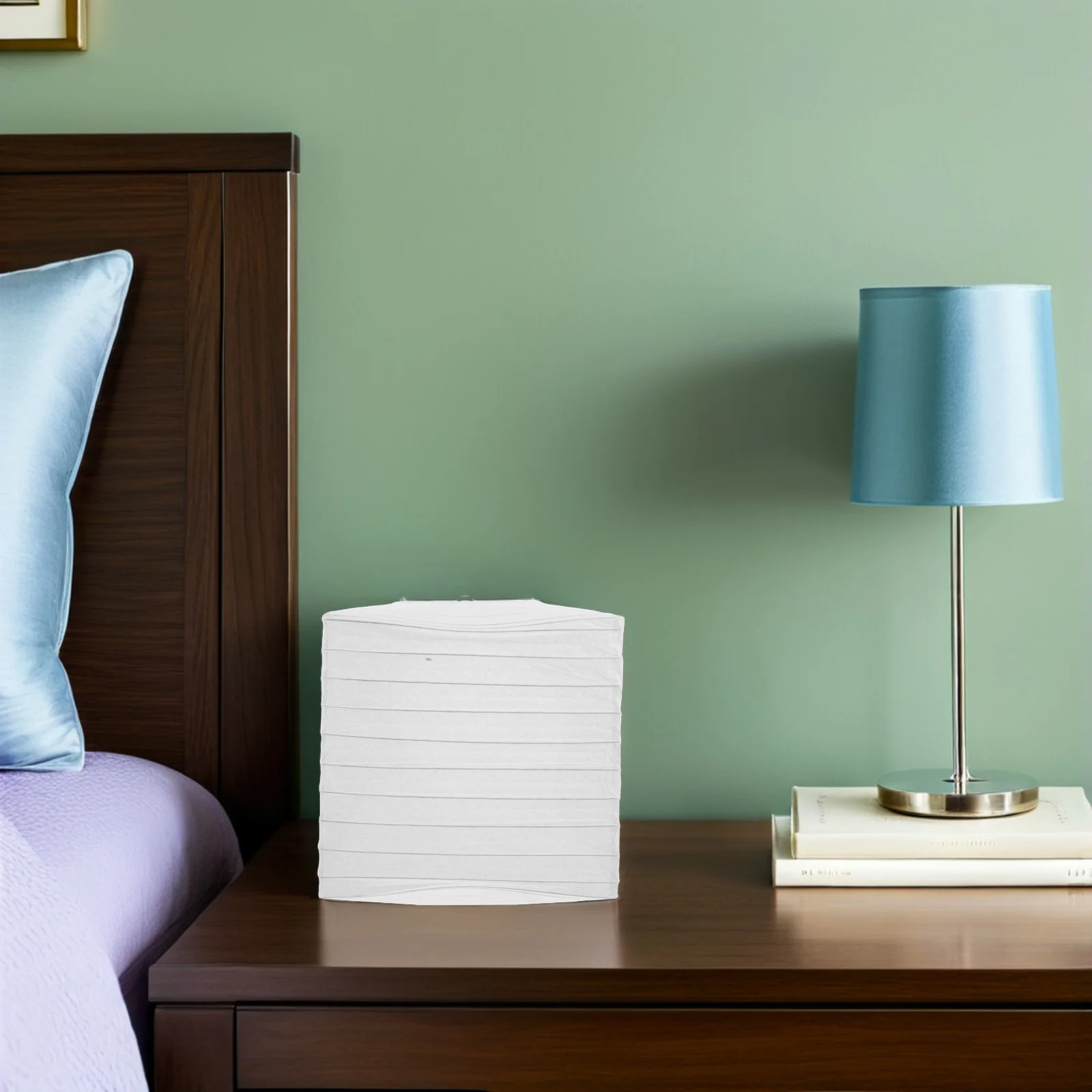 Складные бумажные фонарики белые - Фотография_5