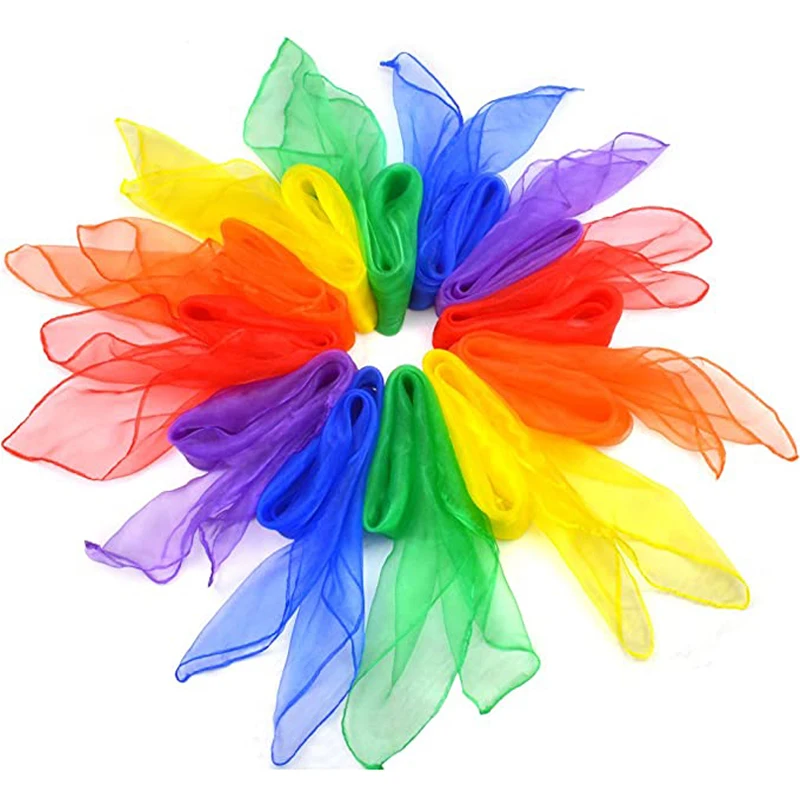 6-цветные шарфы для жонглирования для детей - Фотография_3