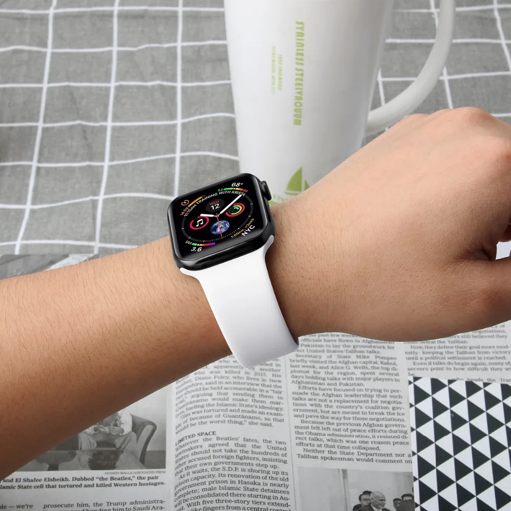 Силиконовый ремешок для apple watch - Фотография_3