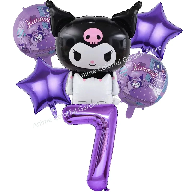 Набор воздушных шаров sanrio kuromi - Фотография_4