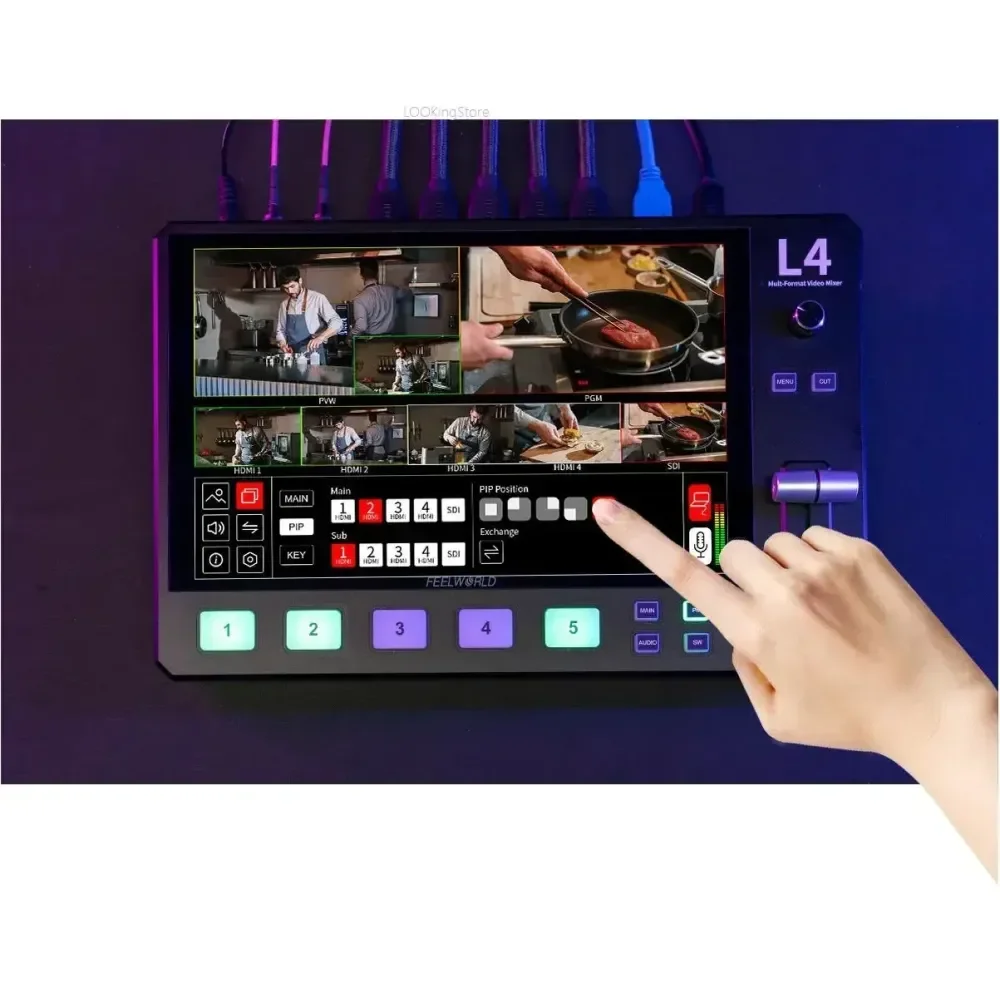 Многокамерный коммутатор feelworld l4 - Фотография_3