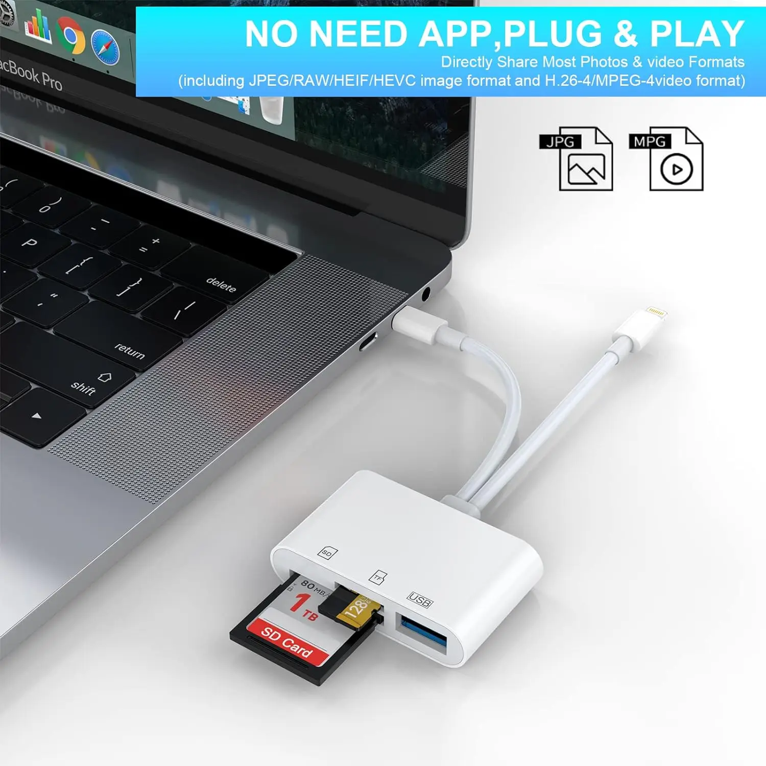 Устройство чтения карт sd для iphone/ipad