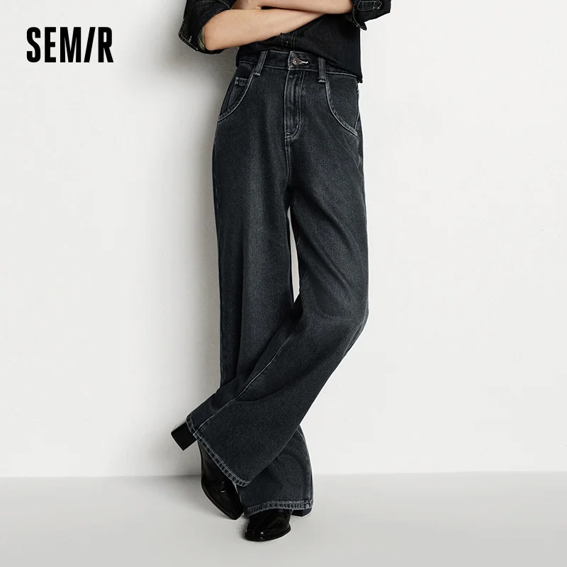Джинсы semir, женские широкие брюки на флисовой подкладке - Фотография_2