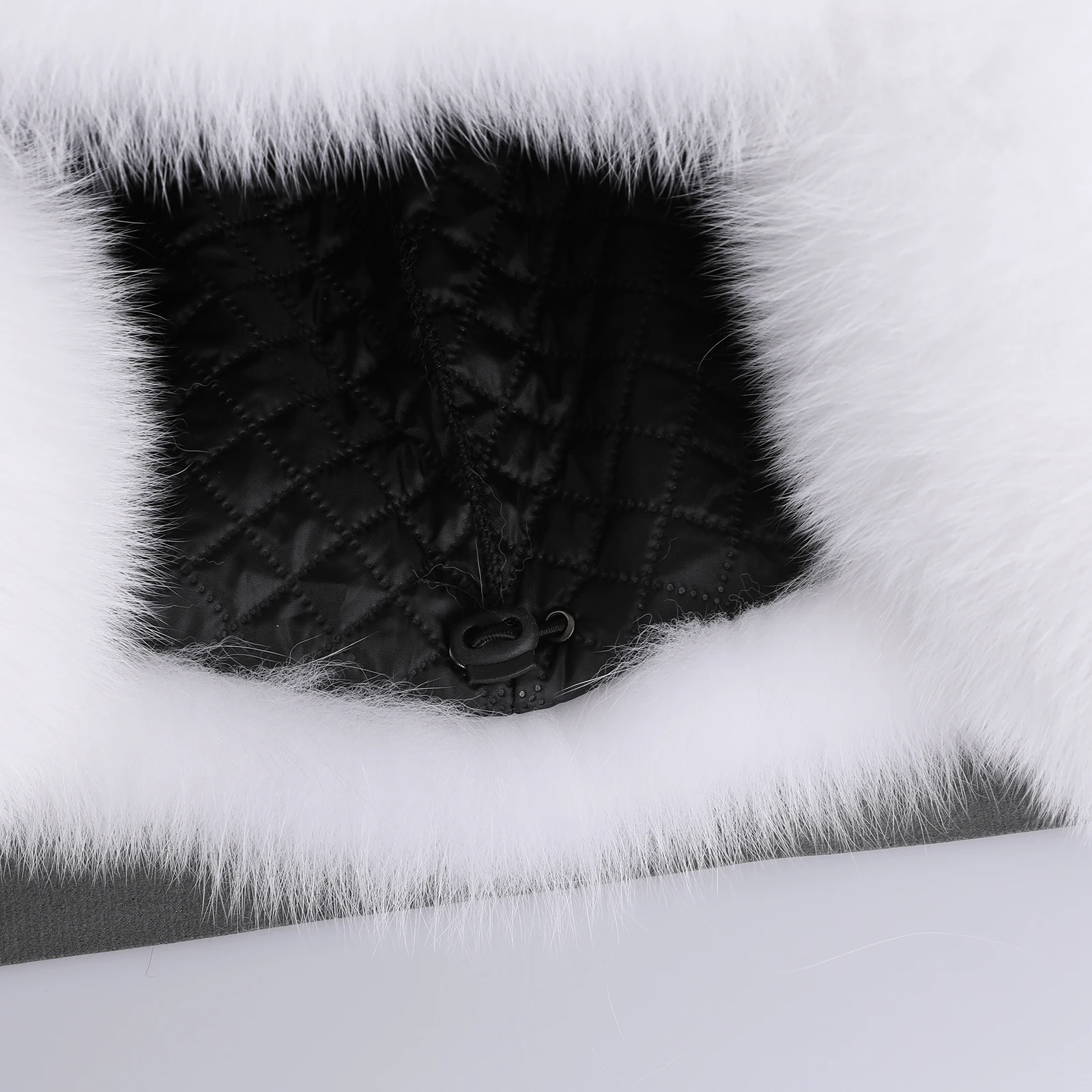 Женская шапка-ушанка boonjovia из лисьего меха - Фотография_5