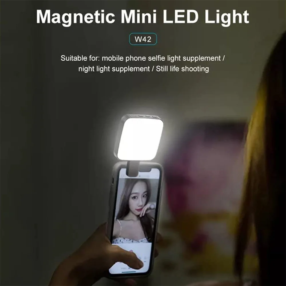 Портативный светильник magsafe light для селфи для iphone 16 - Фотография_3