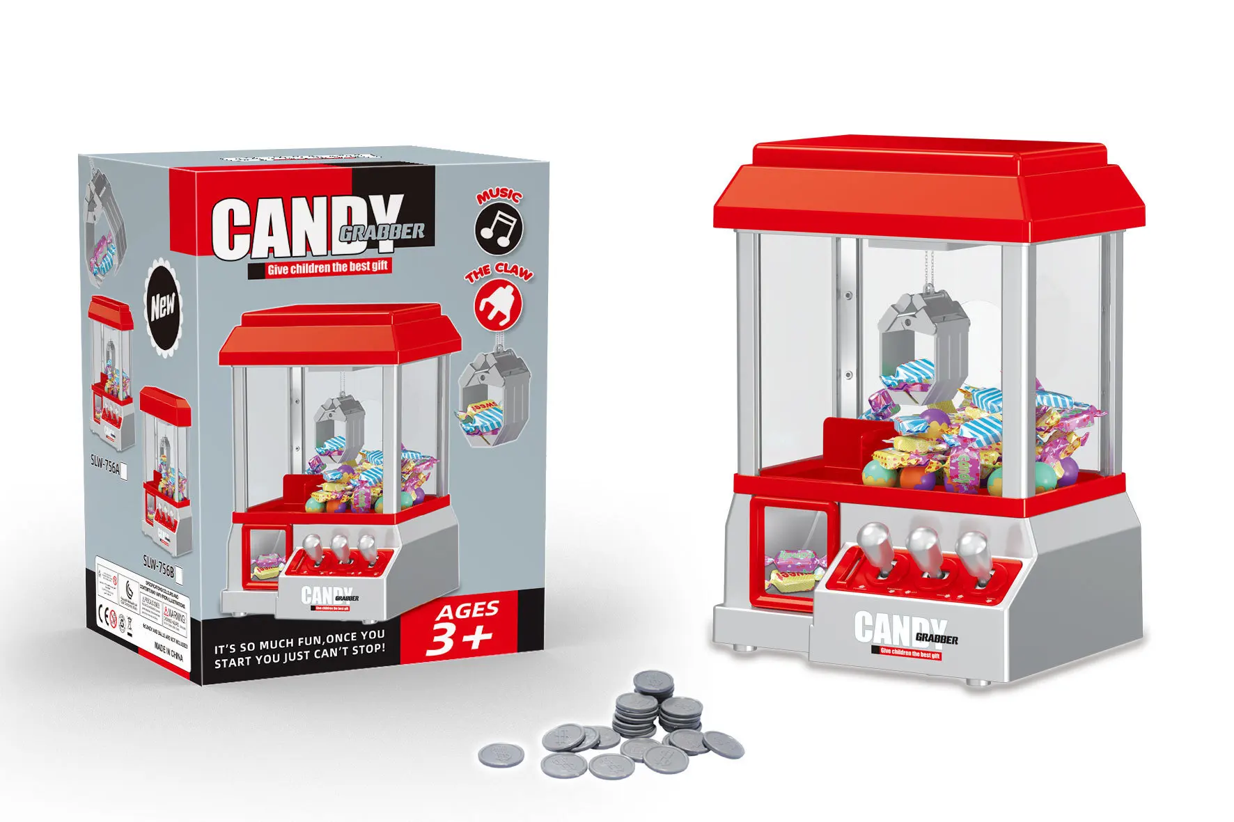 Stlf мини-домашняя машина для конфет с монетоприемником - Фотография_2