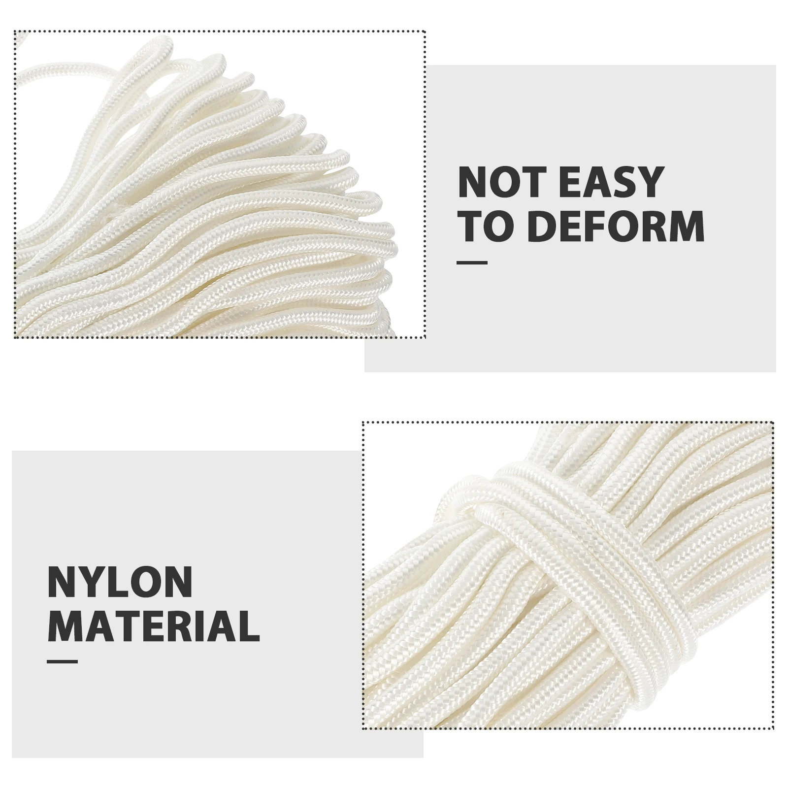 Твердая плетеная нейлоновая веревка - Фотография_2