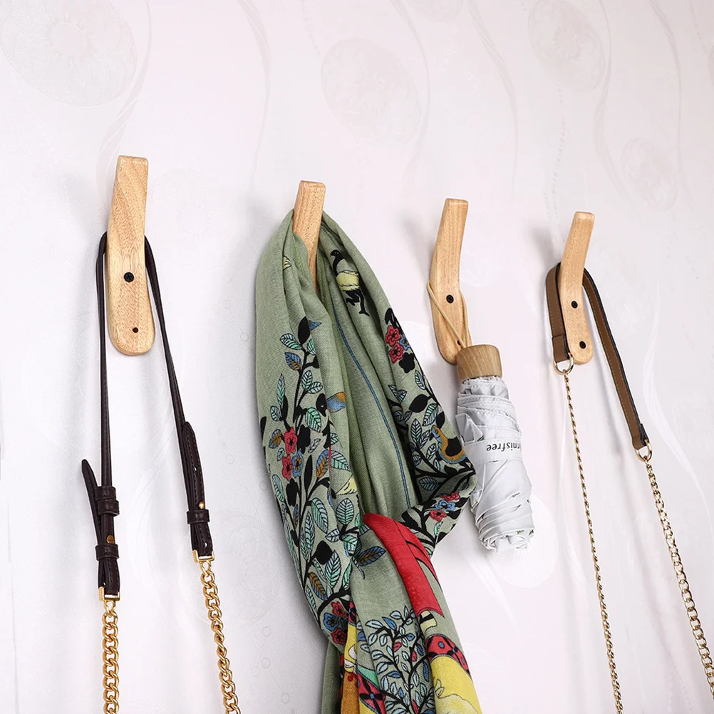 Деревянные настенные крючки из натурального дерева - Фотография_5