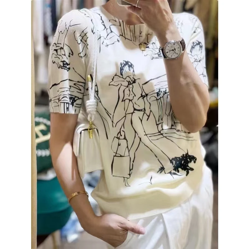 Женский пуловер с длинным рукавом four seasons - Фотография_2