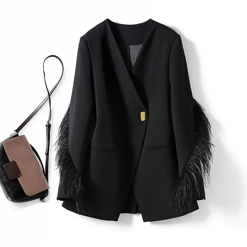 Роскошный весенне-осенний пиджак - Фотография_3