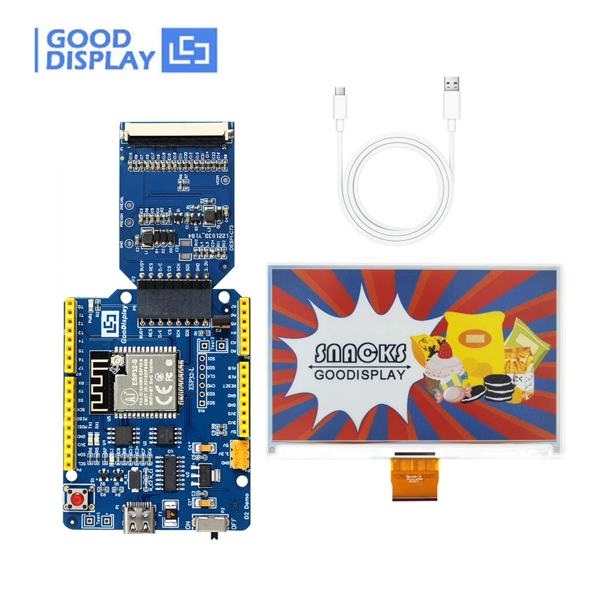 Модуль e-paper дисплея 7