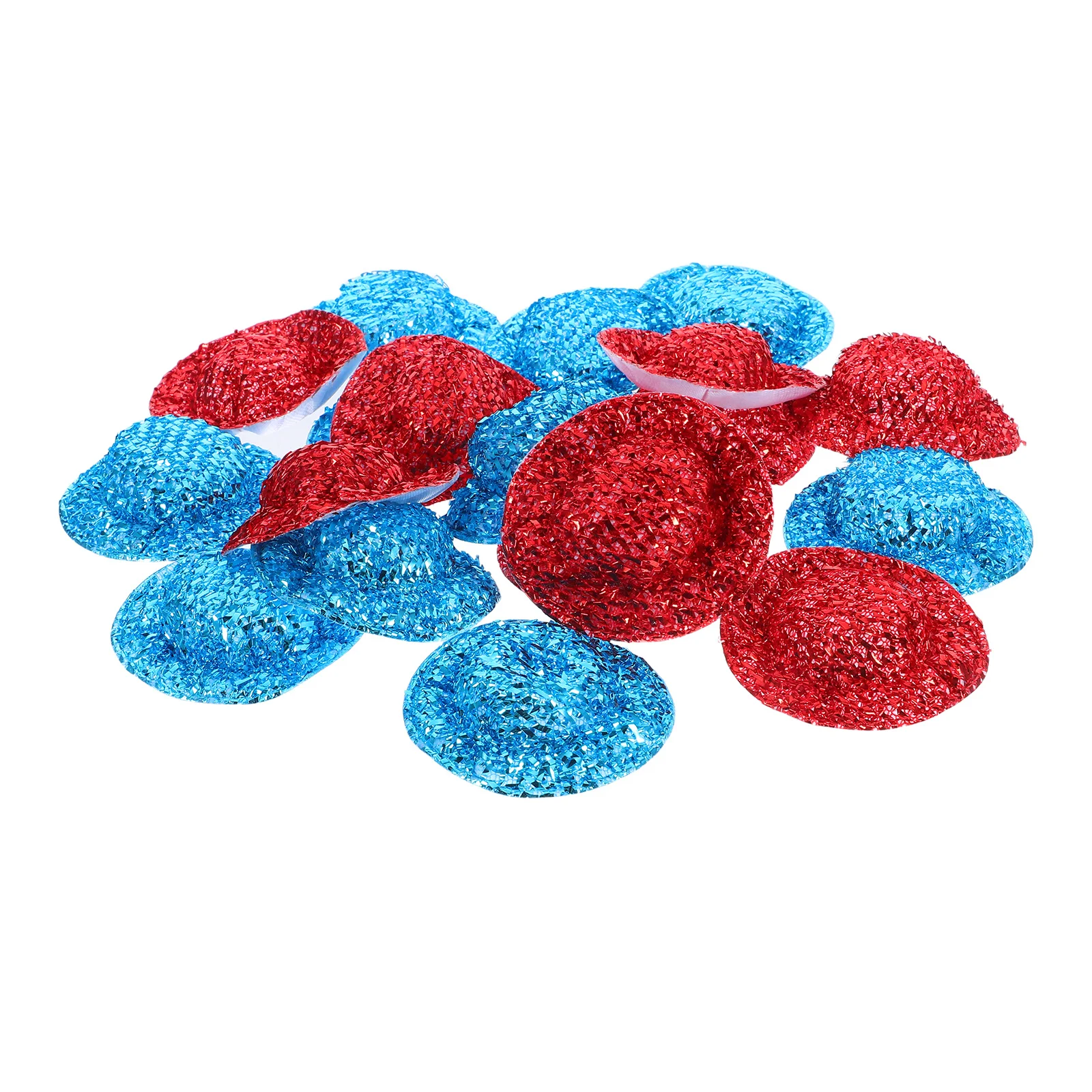 Миниатюрные шапки с желтой уткой ярких цветов для декора офисного стола - Фотография_3