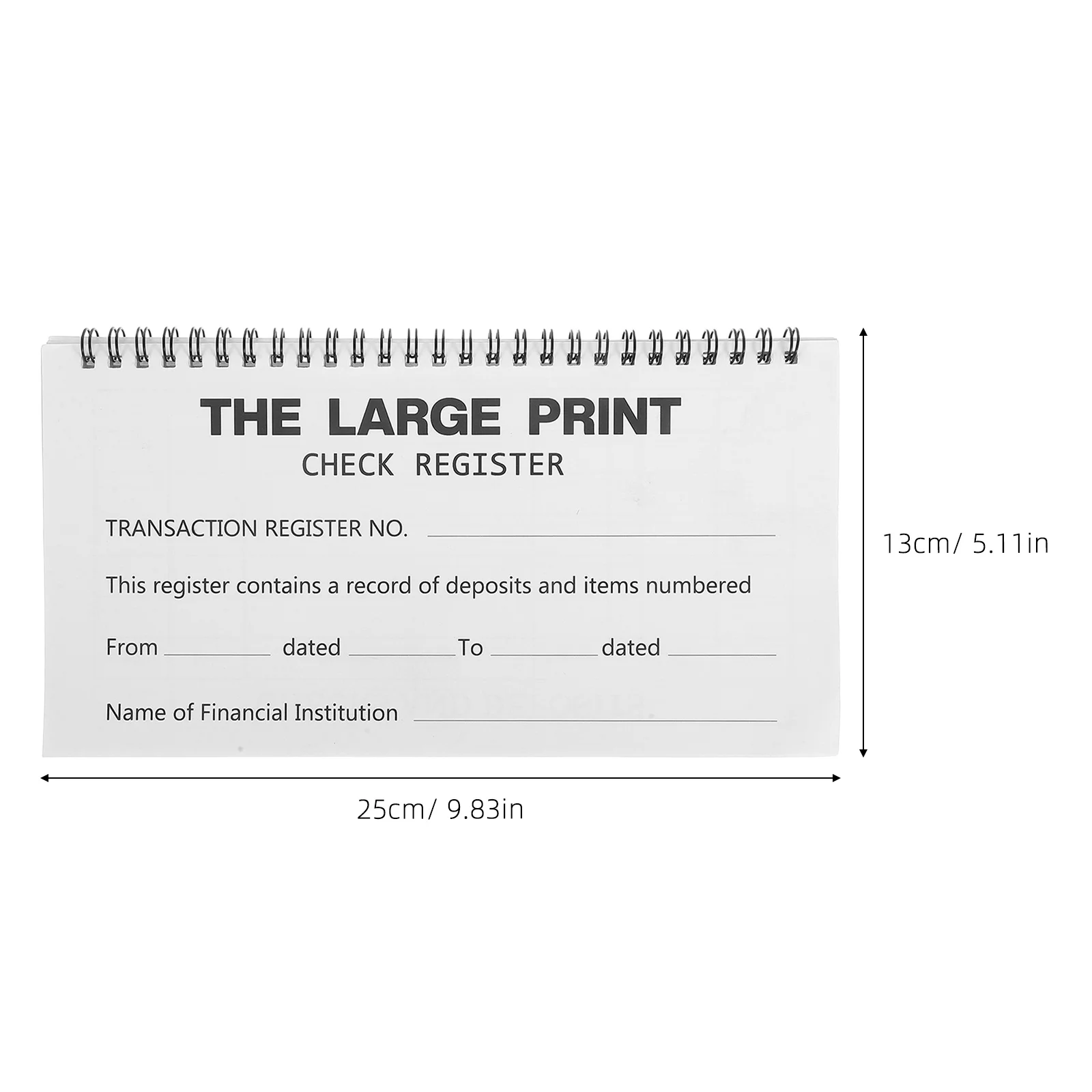 Изящный финансовый трекер-планировщик в спиральном переплете - Фотография_2