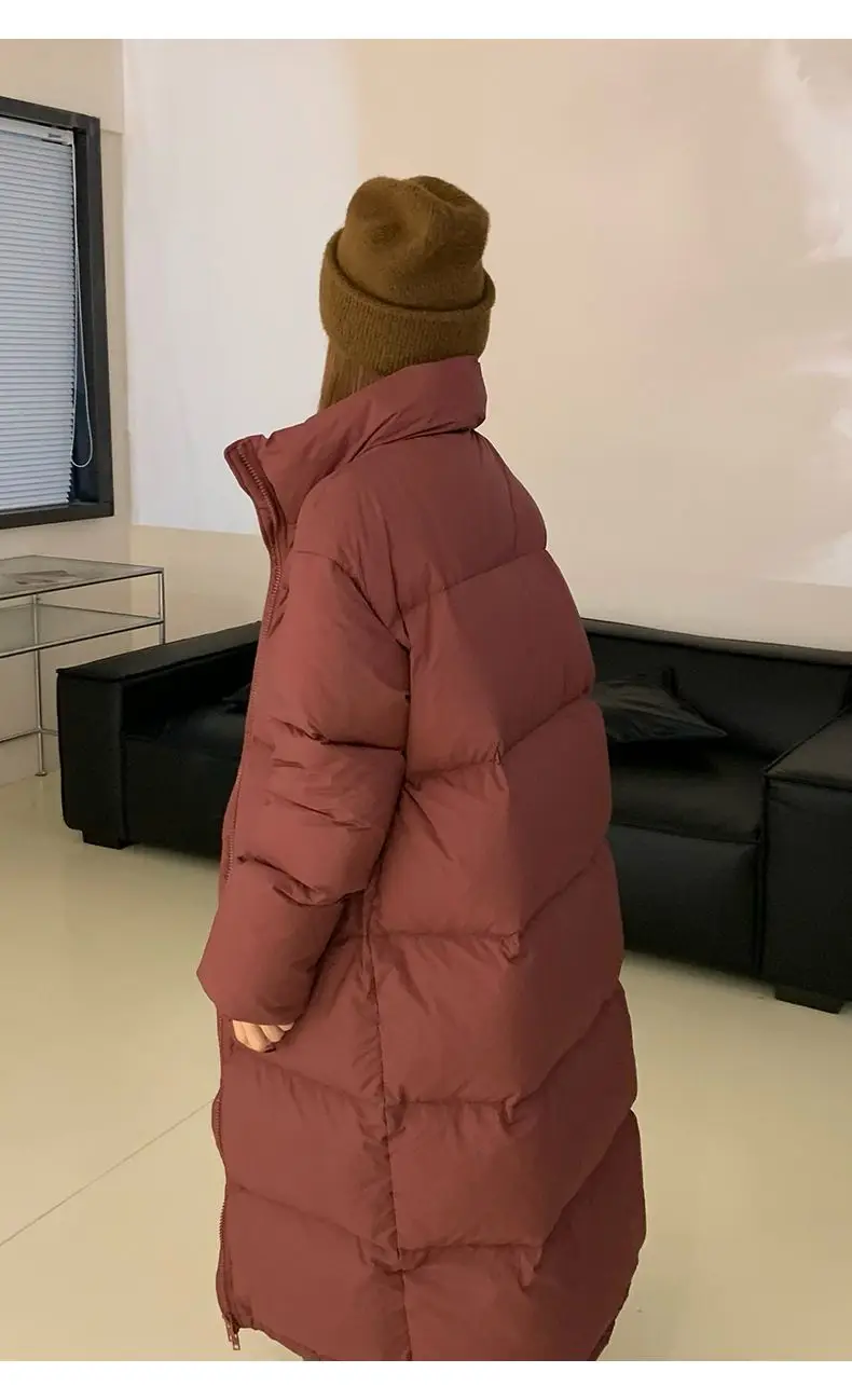 Хлопковое пальто длиной до колена - Фотография_3