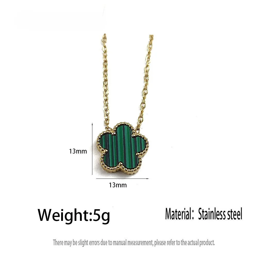 Очаровательное женское ожерелье с подвеской в виде листьев и цветов - Фотография_6