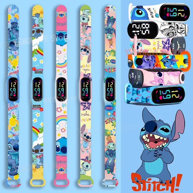 Цифровые детские часы disney stitch