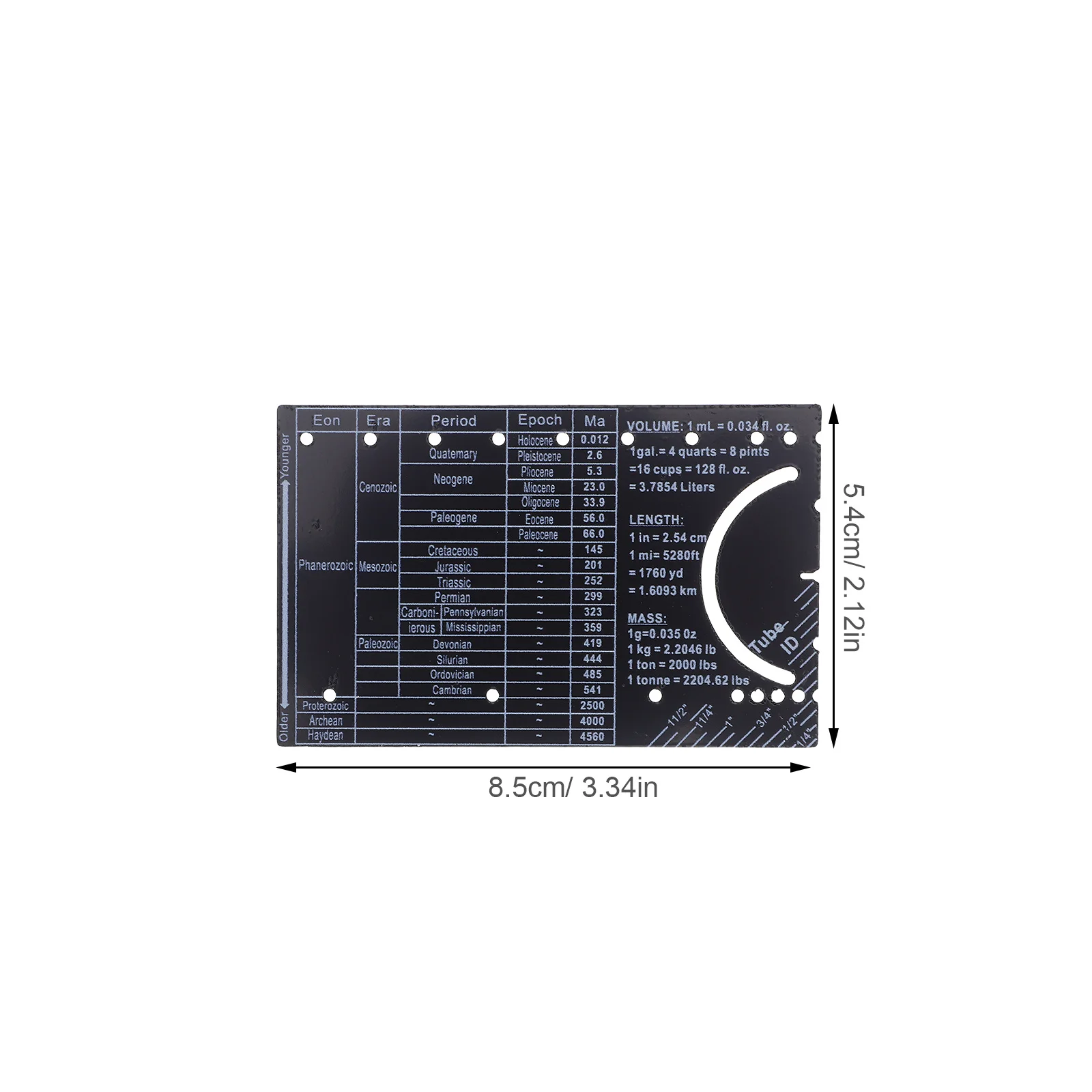 Карманная инженерная линейка из нержавеющей стали 15 см - Фотография_3