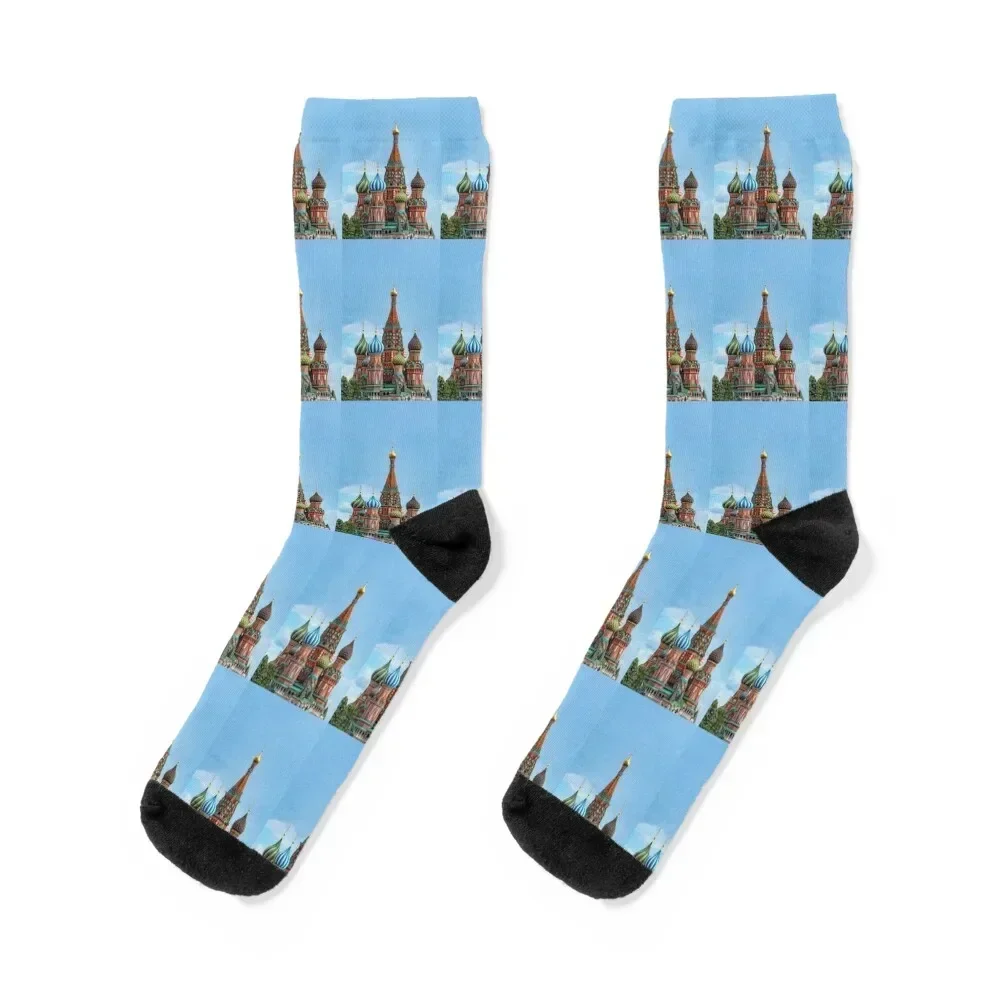 Носки saint basil's cathedral
