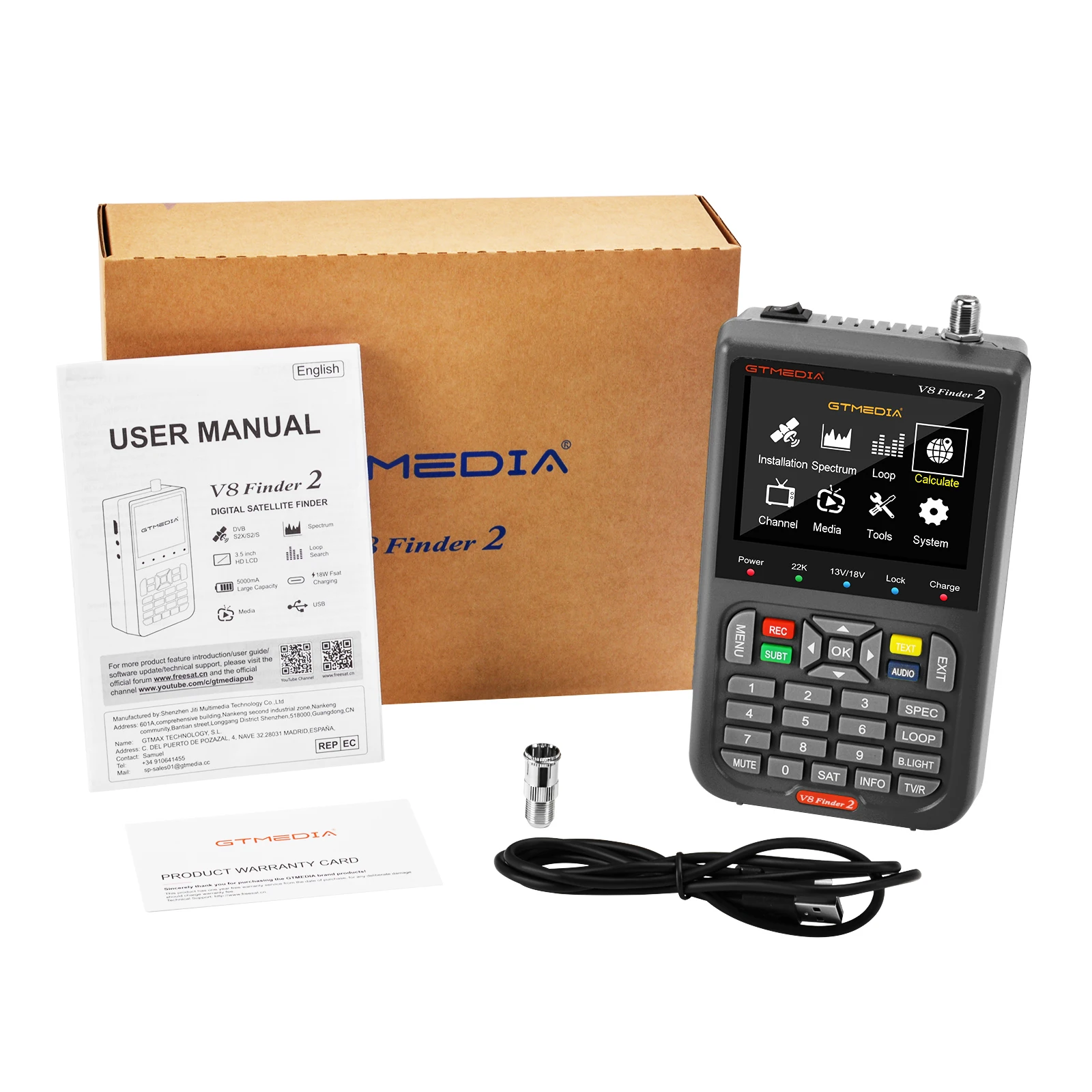 Gtmedia v8 finder2 dvb-s2 1080p - Фотография_2