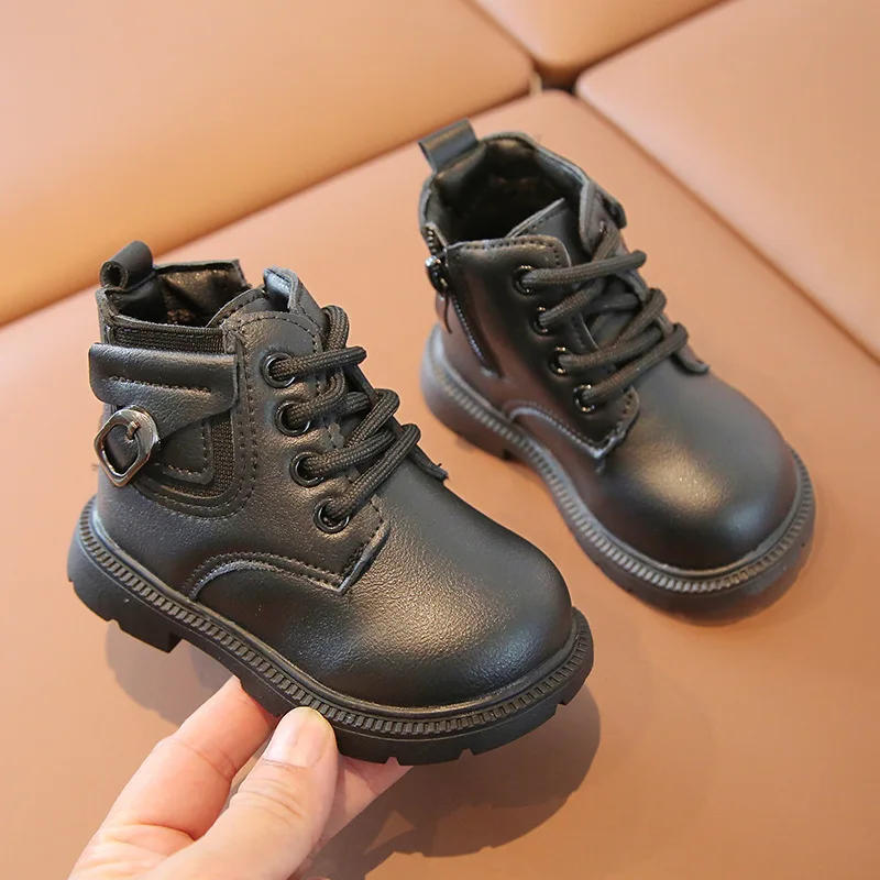 Детская обувь, теплая хлопковая плюшевая детская обувь - Фотография_2