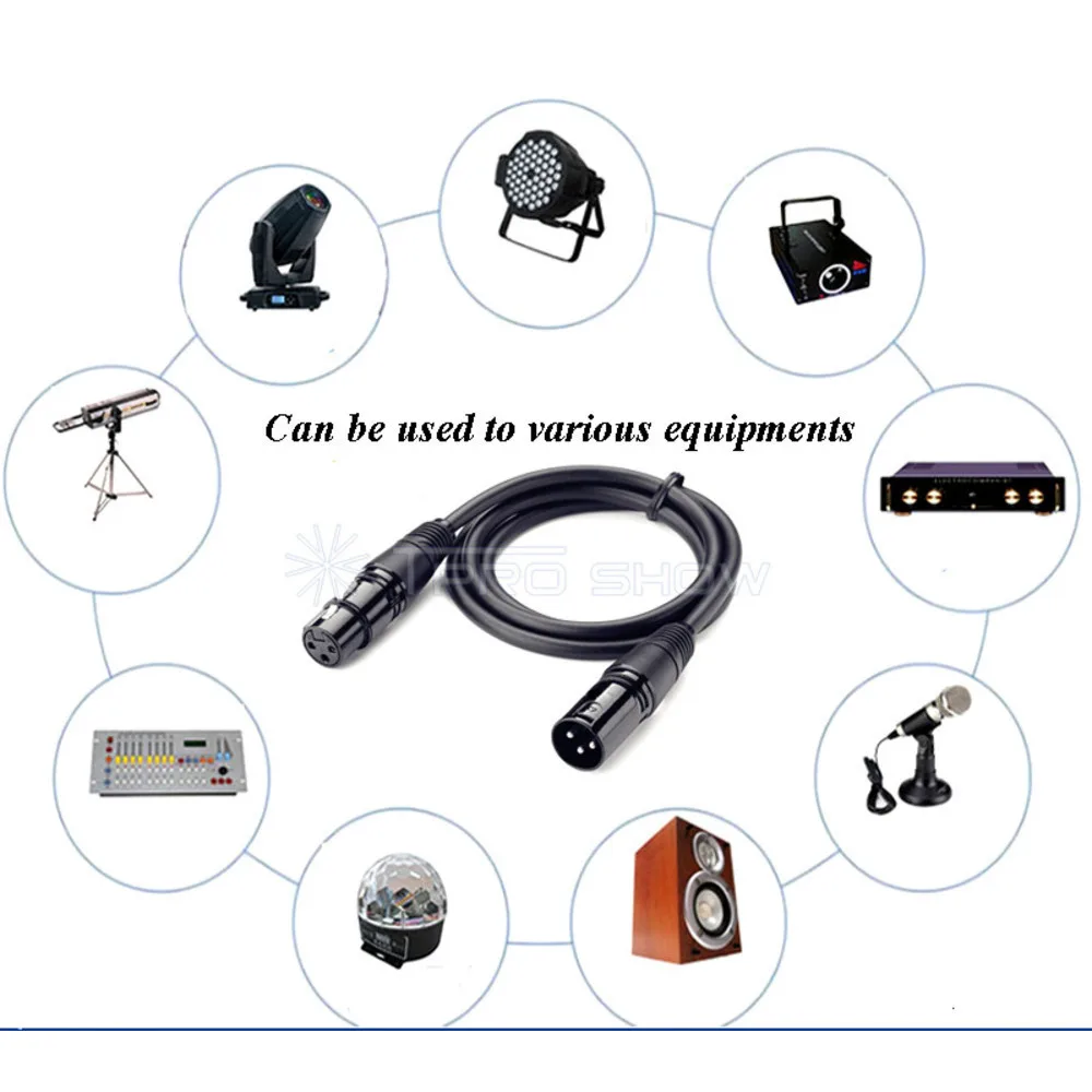 1-метровый кабель dmx xlr 3-контактный разъем - Фотография_6