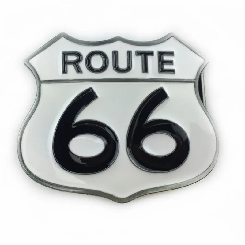 Route 66 пряжка для ремня повседневная - Фотография_2