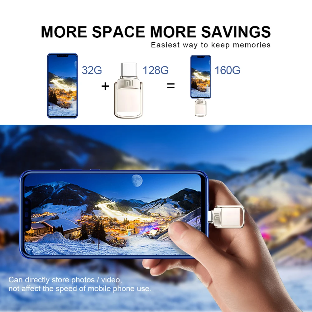 Xiaomi 2 тб usb-накопитель lightning interface 2 в 1 usb3 - Фотография_2