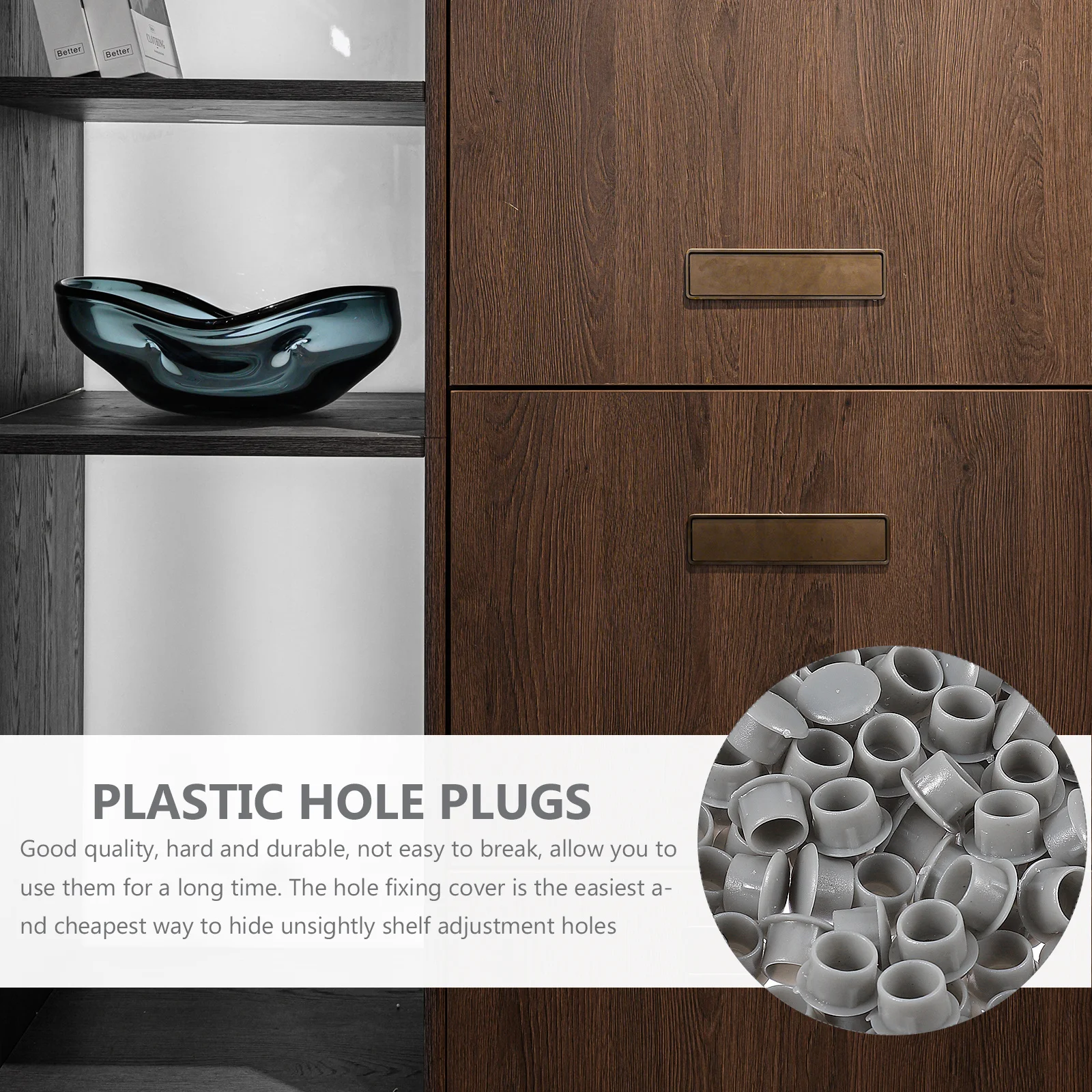 Яркие цветные пластиковые заглушки с отверстиями - Фотография_5