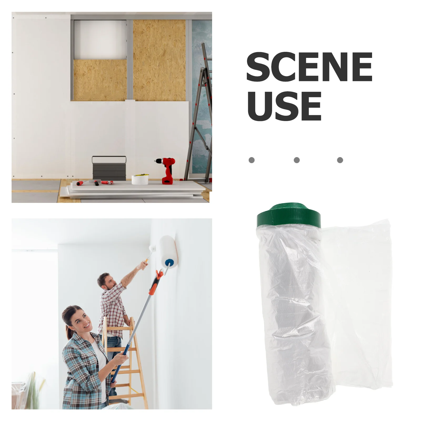 Пластиковый чехол 20 м для покраски - Фотография_2