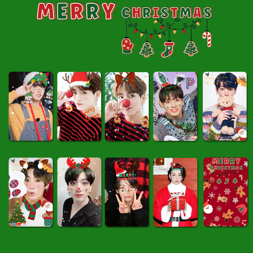 С рождеством kpop фотокарта голографический - Фотография_4